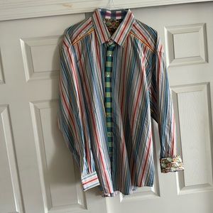 Men’s Robert Graham multi color shirt
